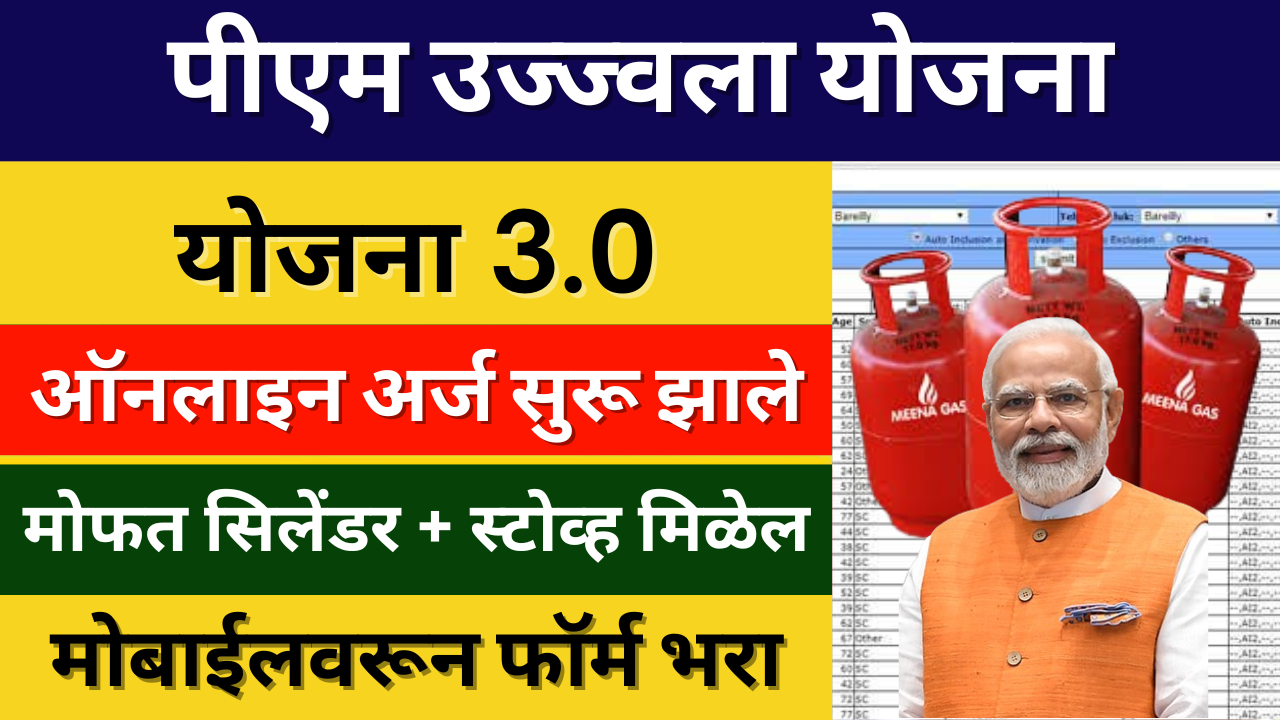 सरकार देत आहे मोफत सिलेंडर स्टोव्ह, येथून खरेदी करा : पीएम उज्ज्वला योजना ऑनलाईन अर्ज करा