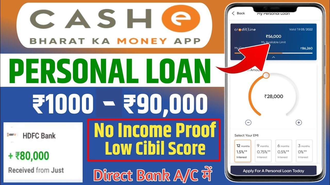 CASHe कर्ज घेणे झालं अजून सोपं! उत्पन्नाचा पुरावा नाही, तरीही ताबडतोब लोन मंजूर!