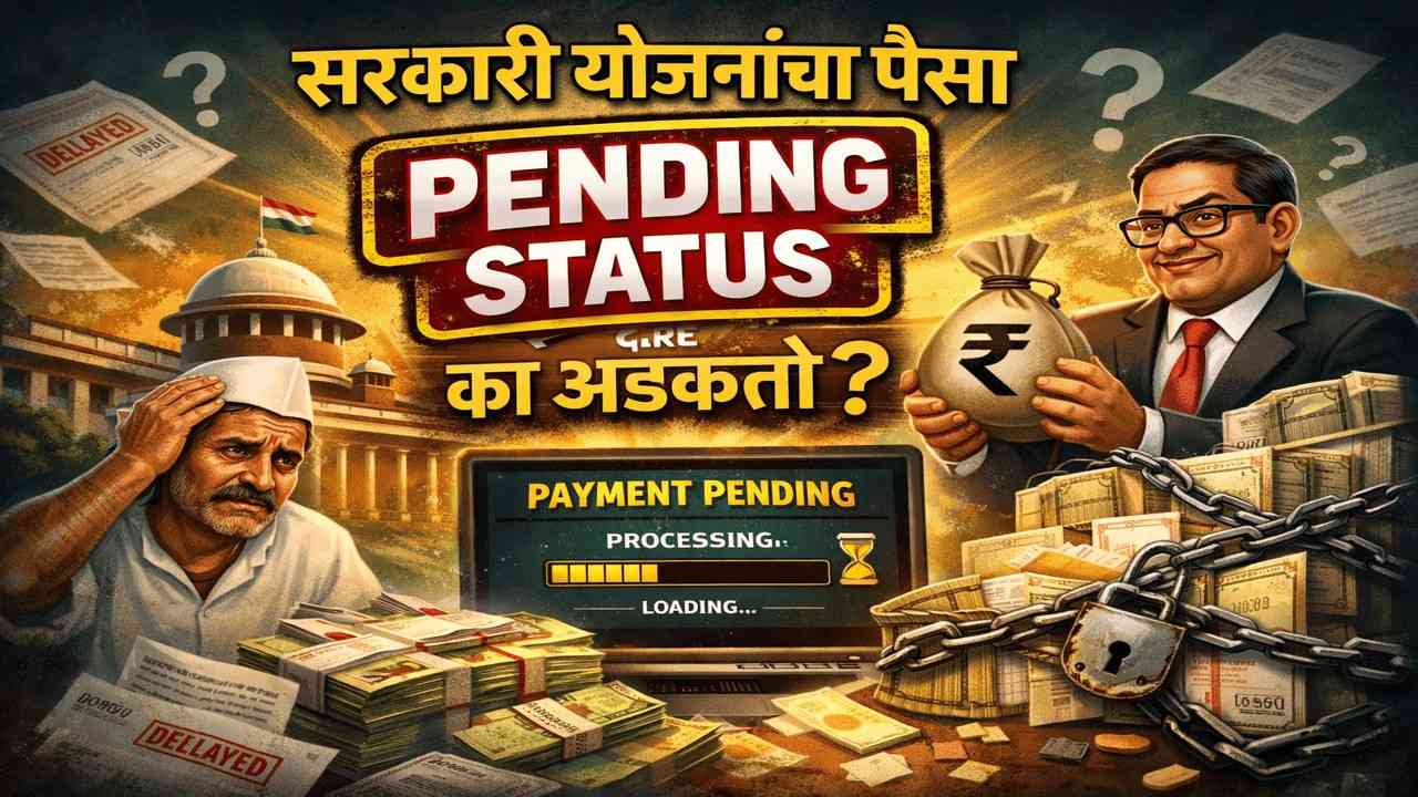 सरकारी योजनांचा पैसा Pending Status मध्ये का अडकतो?