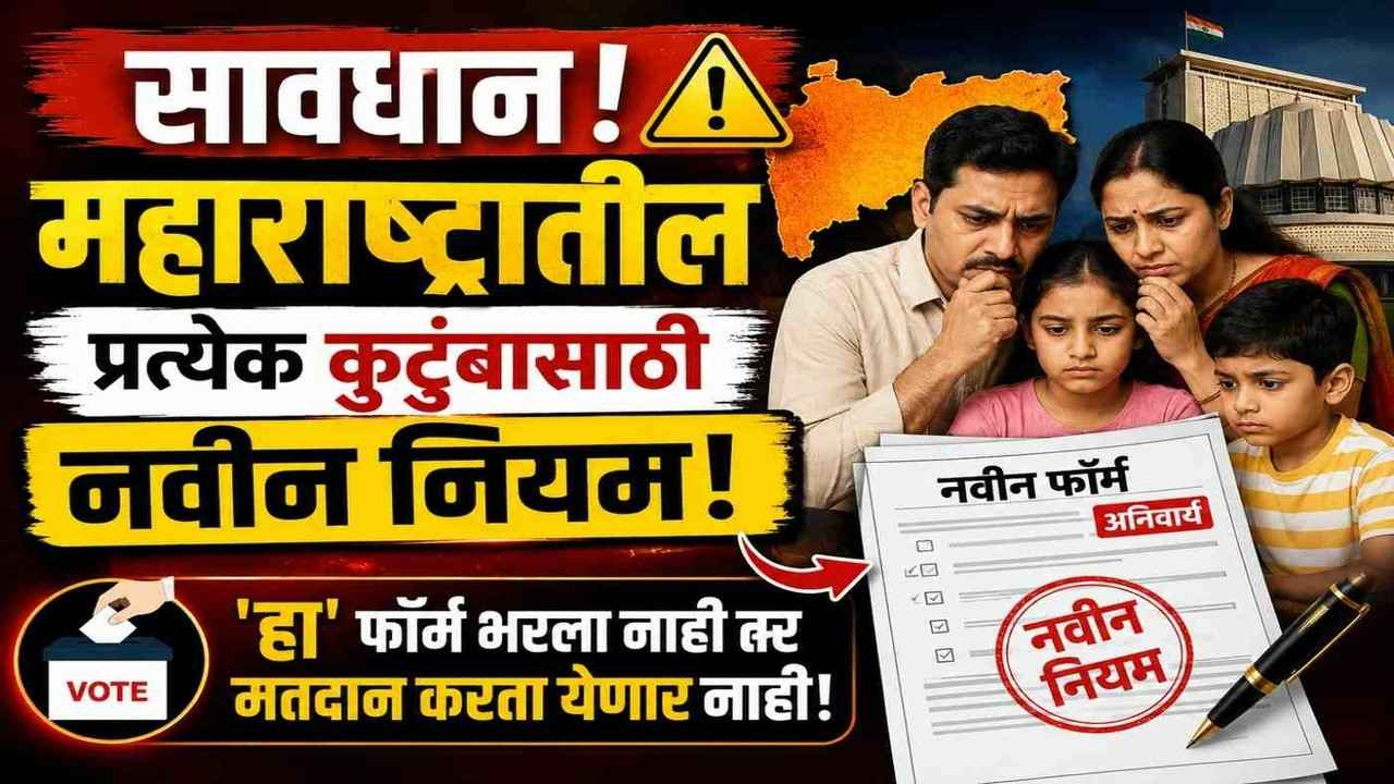 मतदार यादीतून तुमचे नाव कट होणार? २९ जुलैपूर्वी हा एक फॉर्म भरा, नाहीतर पश्चाताप होईल!